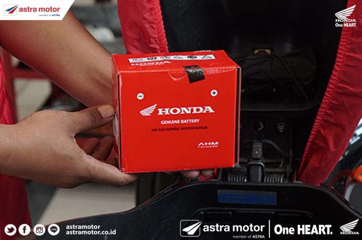 Info AHASS Astra Motor Natar,Ini Penyebab Aki Cepat Soak di Motor Baru